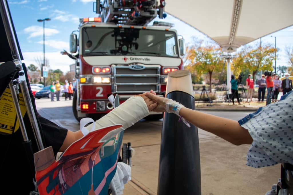 Maynard Children’s Hospital hosts Halloween parade for patients