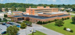 Exterior photo of ECU Health Beaufort Hospital.