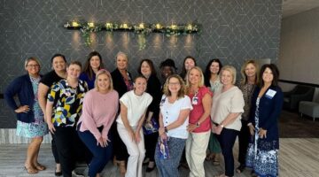 ECU Health nurses gather together for a group photo during the annual ECU Health Nursing Summit.